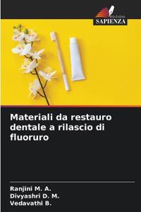 Materiali da restauro dentale a rilascio di fluoruro