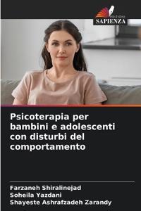 Psicoterapia per bambini e adolescenti con disturbi del comportamento
