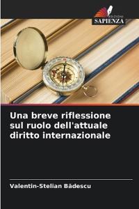 Una breve riflessione sul ruolo dell'attuale diritto internazionale