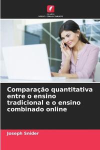 Comparação quantitativa entre o ensino tradicional e o ensino combinado online