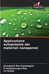 Applicazione autopulente dei materiali nanoporosi