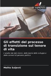 Gli effetti del processo di transizione sul tenore di vita
