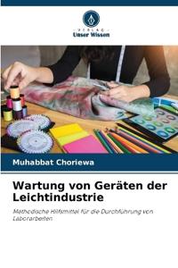 Wartung von Geräten der Leichtindustrie