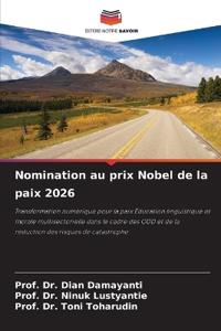 Nomination au prix Nobel de la paix 2026