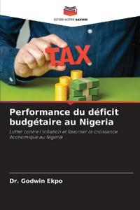 Performance du déficit budgétaire au Nigeria