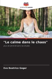 "Le calme dans le chaos"