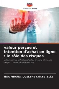 valeur perçue et intention d'achat en ligne