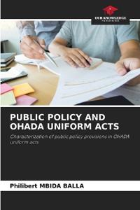 Public Policy and Ohada Uniform Acts