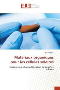 Matériaux organiques pour les cellules solaires
