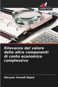 Rilevanza del valore delle altre componenti di conto economico complessivo