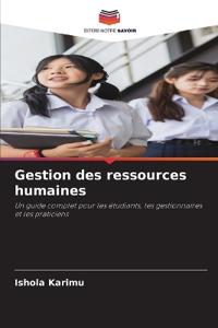 Gestion des ressources humaines