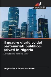 Il quadro giuridico dei partenariati pubblico-privati in Nigeria