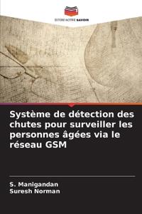 Système de détection des chutes pour surveiller les personnes âgées via le réseau GSM