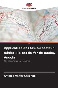 Application des SIG au secteur minier