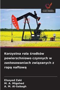 Korzystna rola środków powierzchniowo czynnych w zastosowaniach związanych z ropą naftową