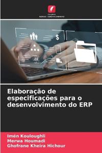 Elaboração de especificações para o desenvolvimento do ERP
