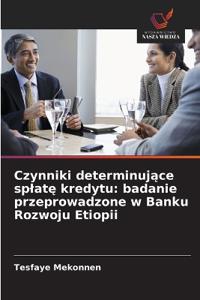 Czynniki determinujace splate kredytu