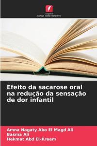Efeito da sacarose oral na redução da sensação de dor infantil