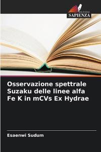 Osservazione spettrale Suzaku delle linee alfa Fe K in mCVs Ex Hydrae