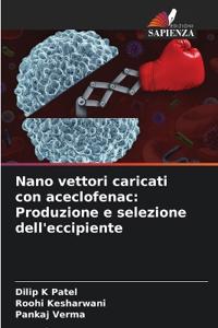 Nano vettori caricati con aceclofenac