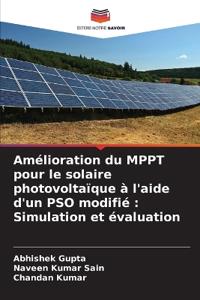 Amélioration du MPPT pour le solaire photovoltaïque à l'aide d'un PSO modifié