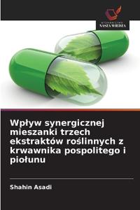 Wplyw synergicznej mieszanki trzech ekstraktów roślinnych z krwawnika pospolitego i piolunu