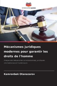 Mécanismes juridiques modernes pour garantir les droits de l'homme