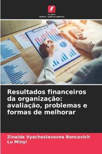 Resultados financeiros da organização