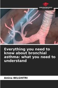 Everything you need to know about bronchial asthma