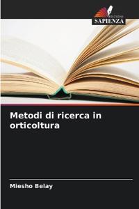 Metodi di ricerca in orticoltura