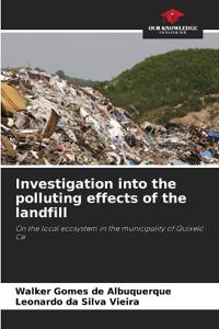 Investigation into the polluting effects of the landfill