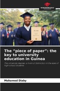 The "piece of paper"