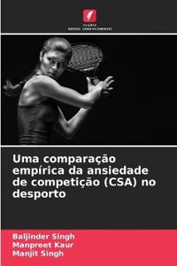 Uma comparação empírica da ansiedade de competição (CSA) no desporto