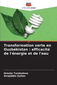 Transformation verte en Ouzbékistan : efficacité de l'énergie et de l'eau