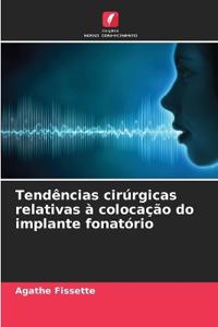 Tendências cirúrgicas relativas à colocação do implante fonatório