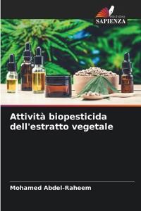 Attività biopesticida dell'estratto vegetale