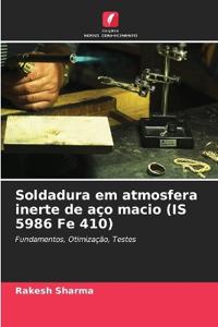 Soldadura em atmosfera inerte de aço macio (IS 5986 Fe 410)