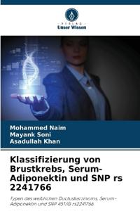 Klassifizierung von Brustkrebs, Serum-Adiponektin und SNP rs 2241766