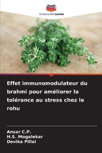 Effet immunomodulateur du brahmi pour améliorer la tolérance au stress chez le rohu