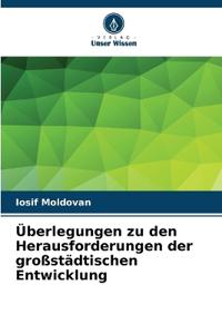 Überlegungen zu den Herausforderungen der großstädtischen Entwicklung