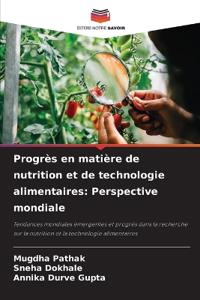 Progrès en matière de nutrition et de technologie alimentaires