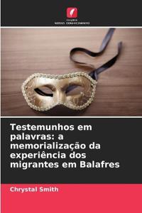 Testemunhos em palavras