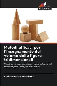 Metodi efficaci per l'insegnamento del volume delle figure tridimensionali