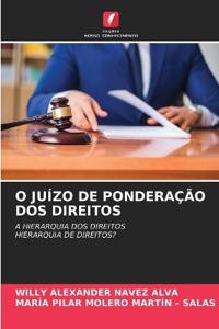 O JUÍZO DE PONDERAÇÃO DOS DIREITOS