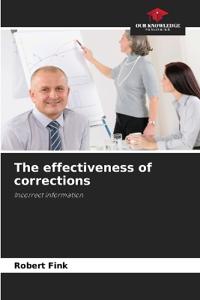 The effectiveness of corrections
