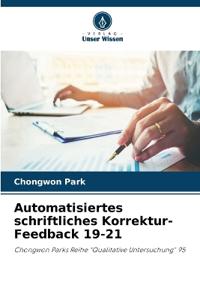 Automatisiertes schriftliches Korrektur-Feedback 19-21