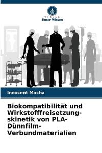 Biokompatibilität und Wirkstofffreisetzung-skinetik von PLA-Dünnfilm-Verbundmaterialien