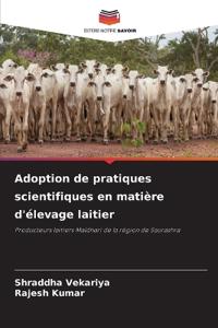 Adoption de pratiques scientifiques en matière d'élevage laitier