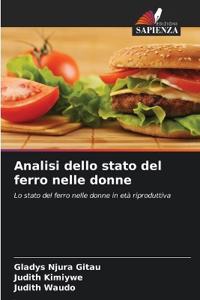 Analisi dello stato del ferro nelle donne