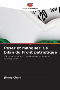 Peser et manquer